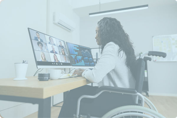 Learner studying online