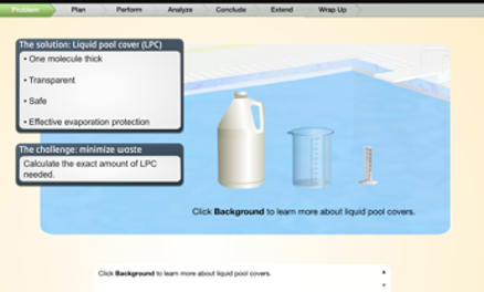 HMH virtual chemistry lab screenshot 1